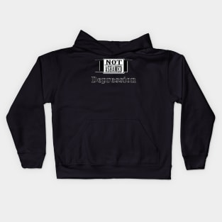 Not Ashamed Depression Kids Hoodie